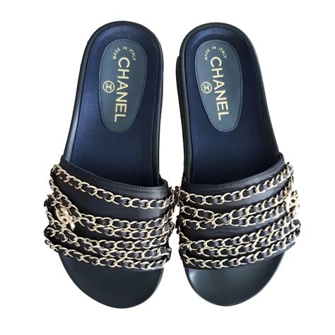 chanel sandalen prijs|luxury Chanel sandals.